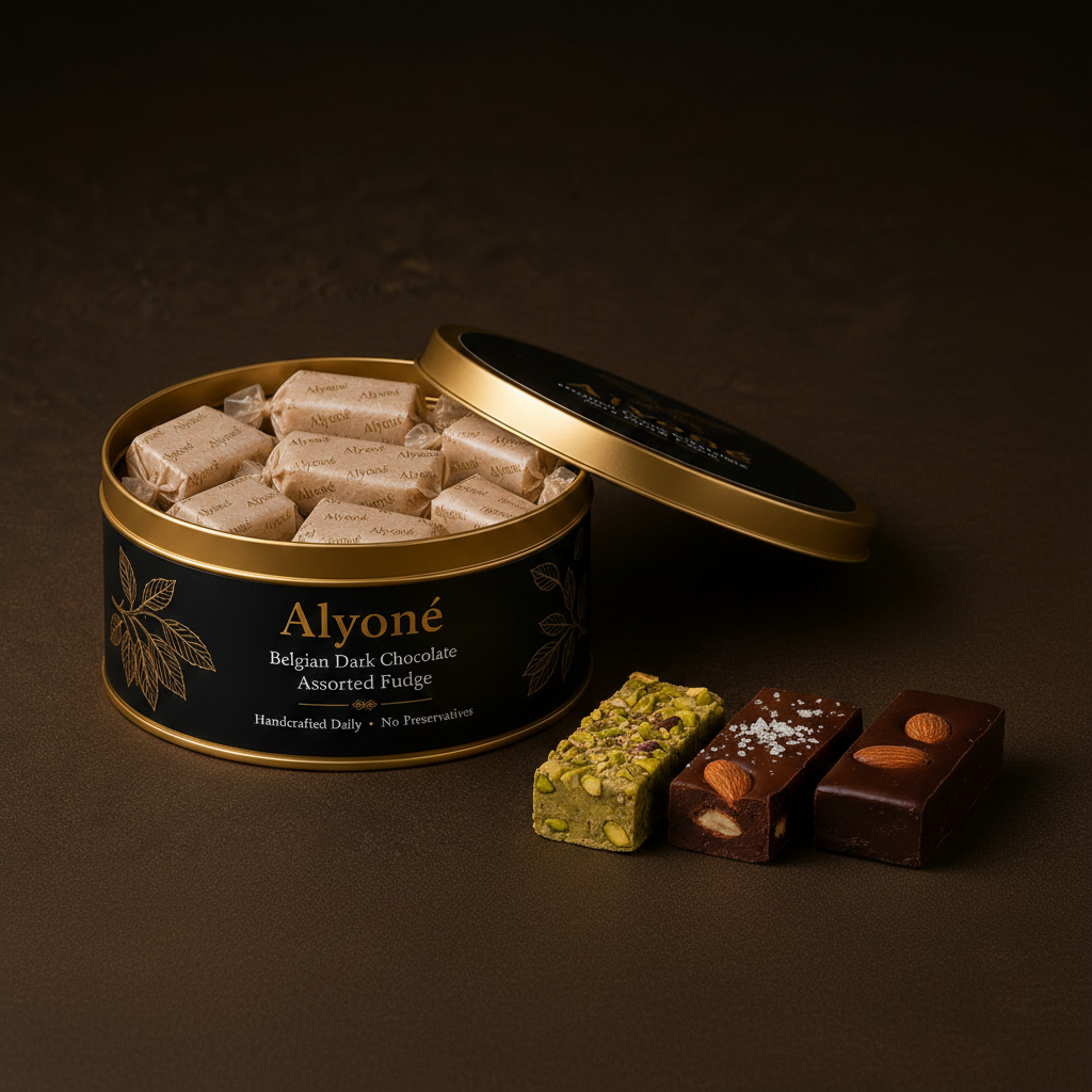 Alyoné Belgian Dark Chocolate Fudge Taster Box