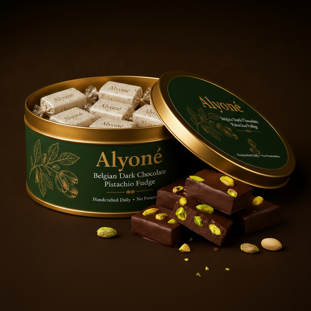 Belgian Dark Chocolate Pistachio