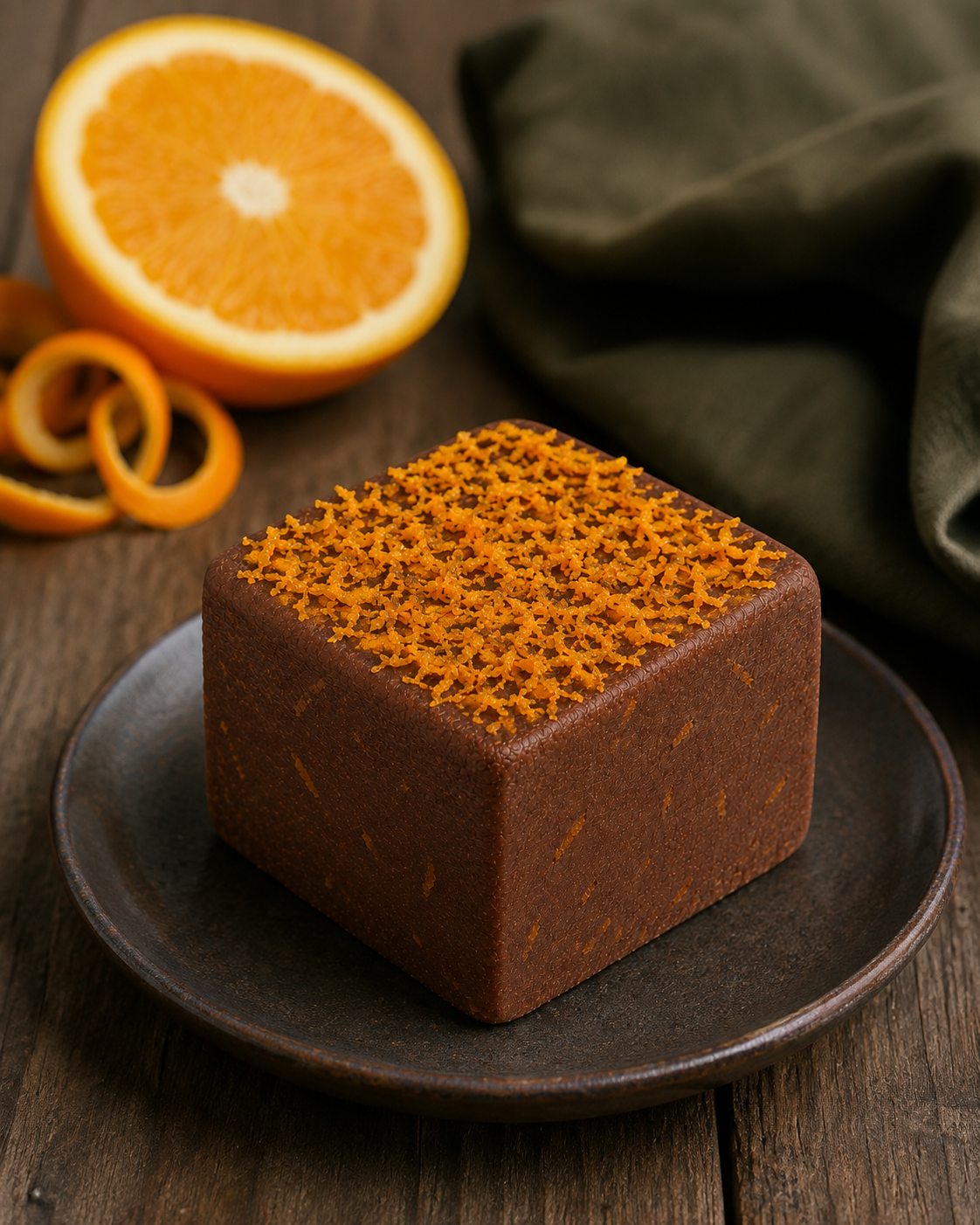 Alyoné Kitchen Orange Zest — Single Lifestyle portrait [AK-20260908:orange-zest/single-lifestyle-4x5.png]