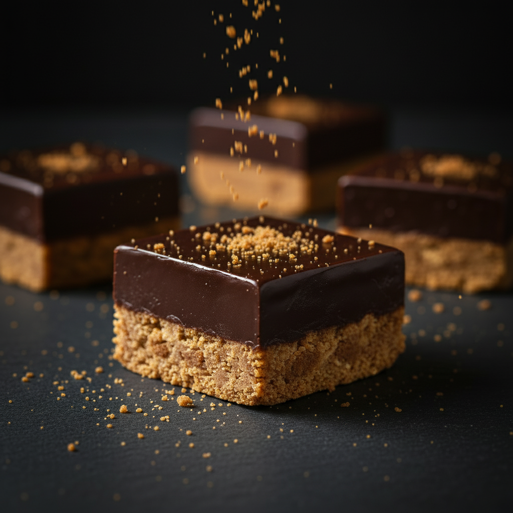 Belgian Dark Chocolate Biscoff Fudge