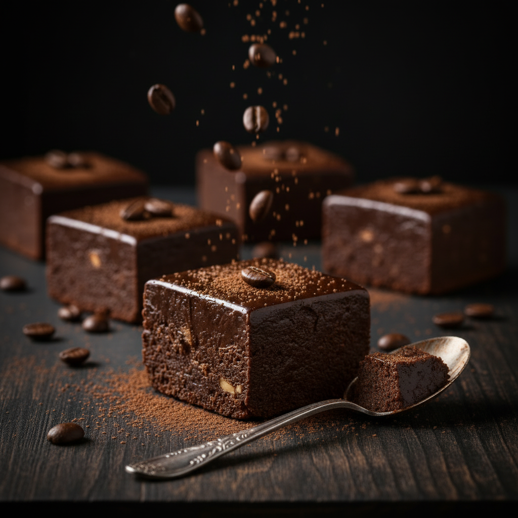 Belgian Dark Chocolate Coffee Fudge