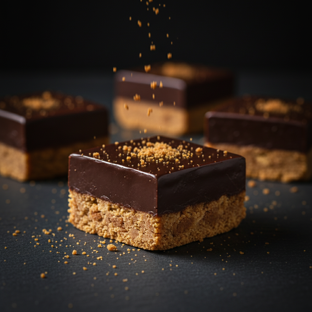 Belgian Dark Chocolate Biscoff Fudge