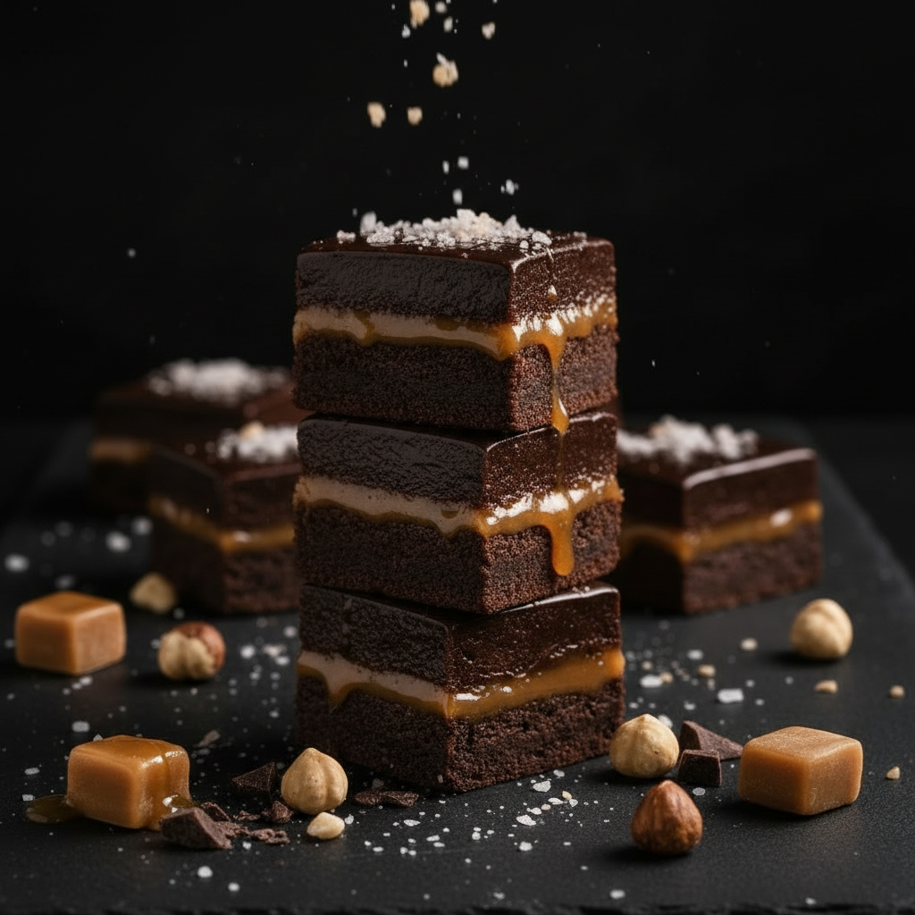 Belgian Dark Chocolate Caramel Fudge