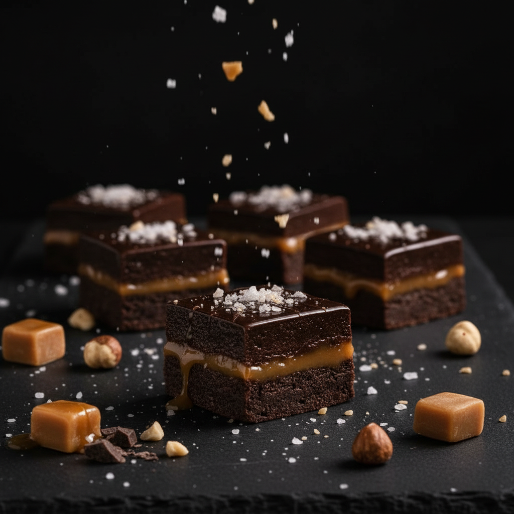 Belgian Dark Chocolate Caramel Fudge