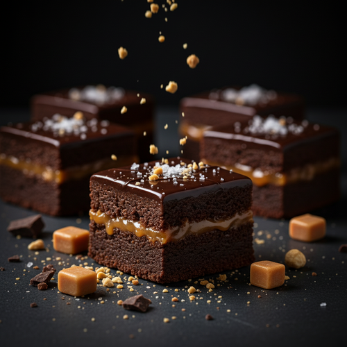 Belgian Dark Chocolate Caramel Fudge