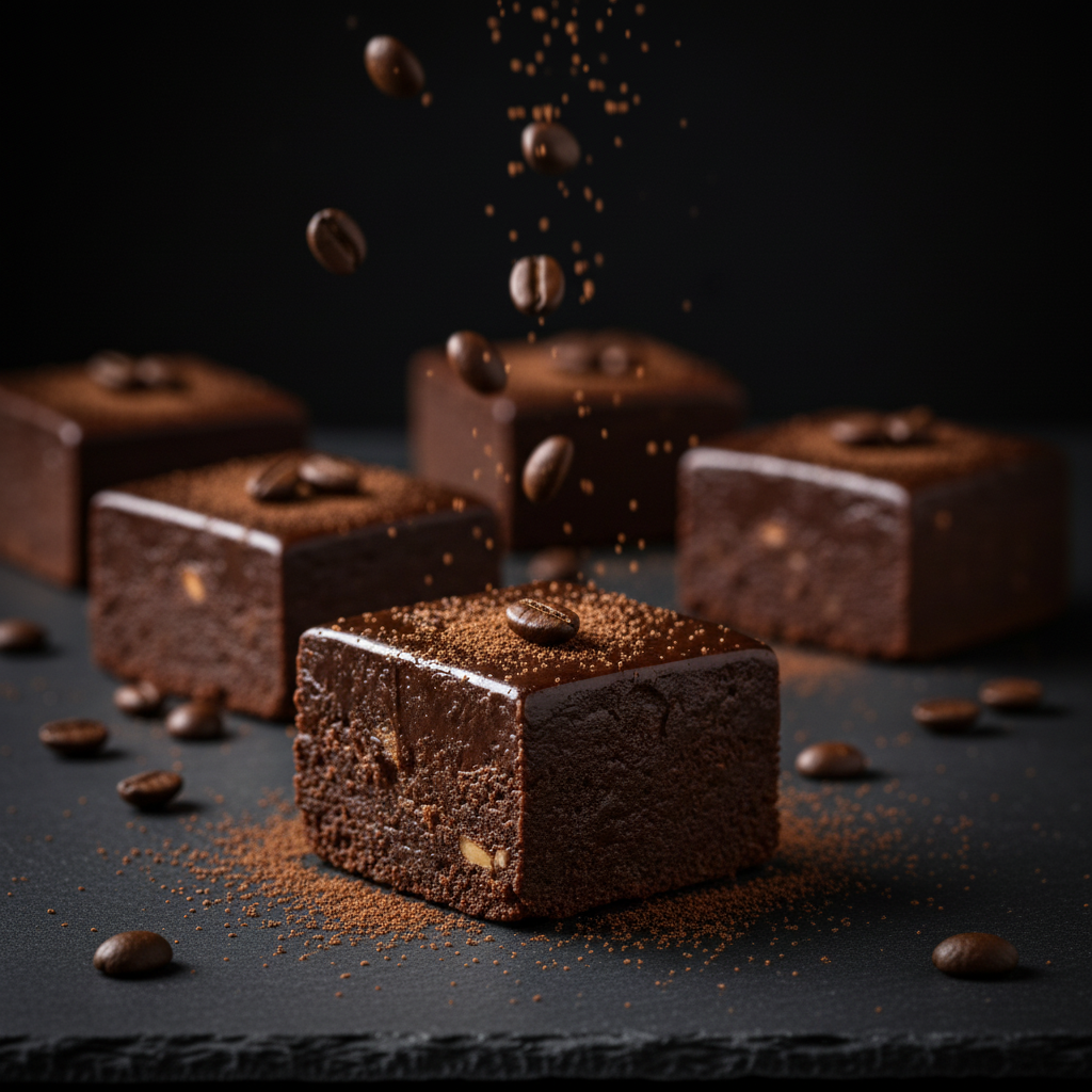 Belgian Dark Chocolate Coffee Fudge