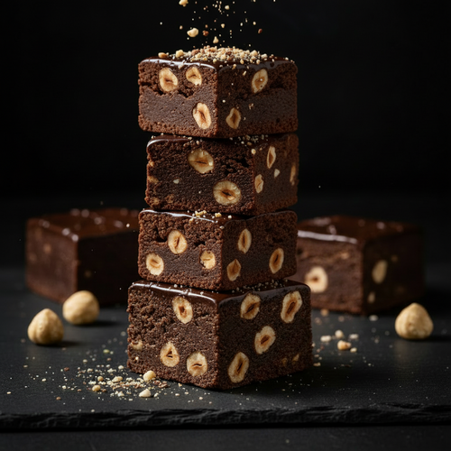 Belgian Dark Chocolate Cashew Fudge