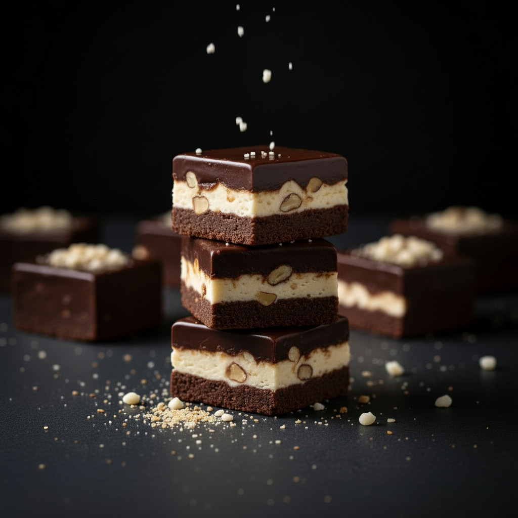 Belgian Dark Chocolate Nougat Fudge