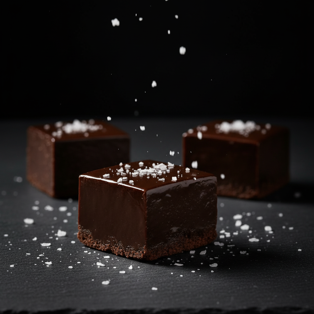 Belgian Dark Chocolate Sea Salt Fudge