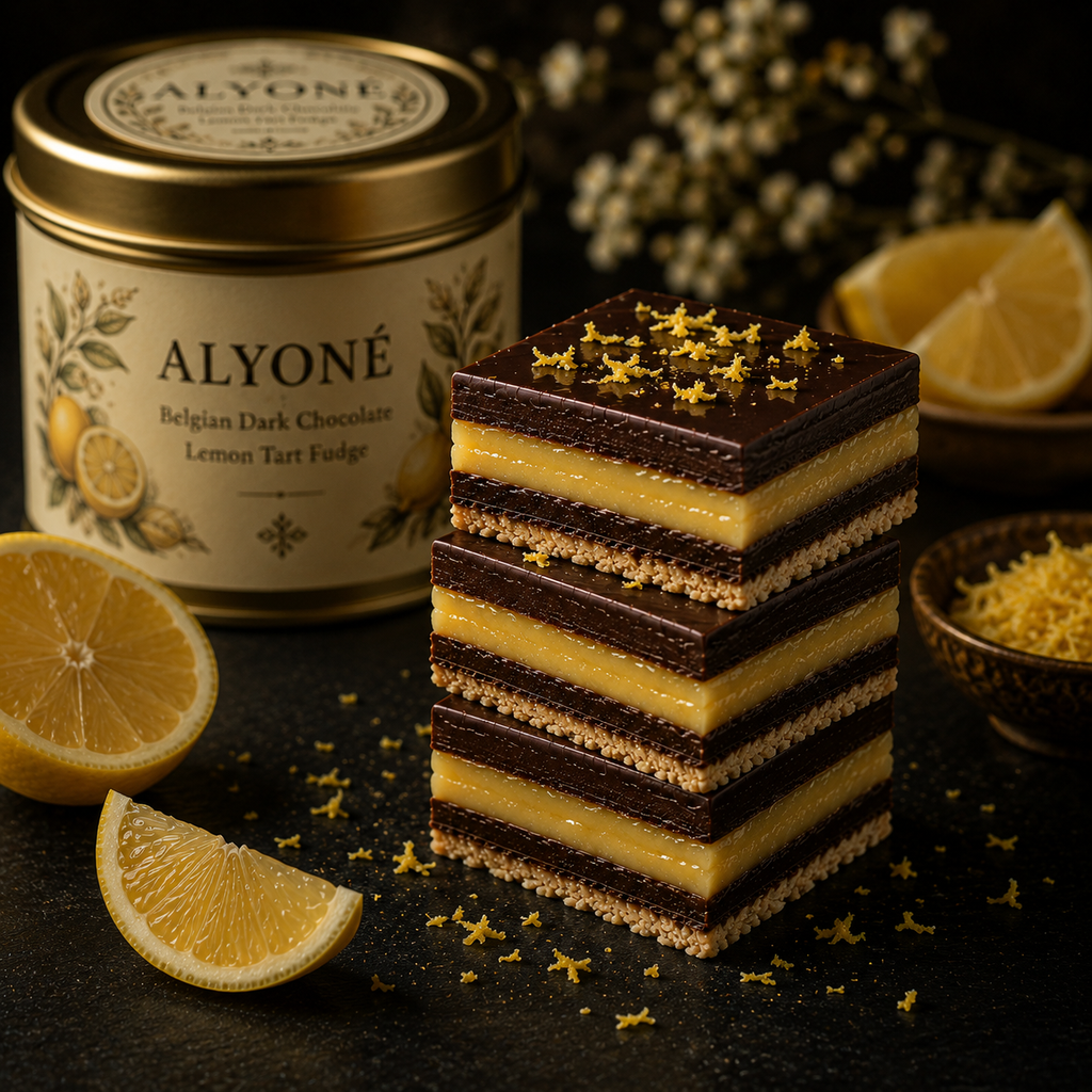Belgian Dark Chocolate Lemon Tart Fudge