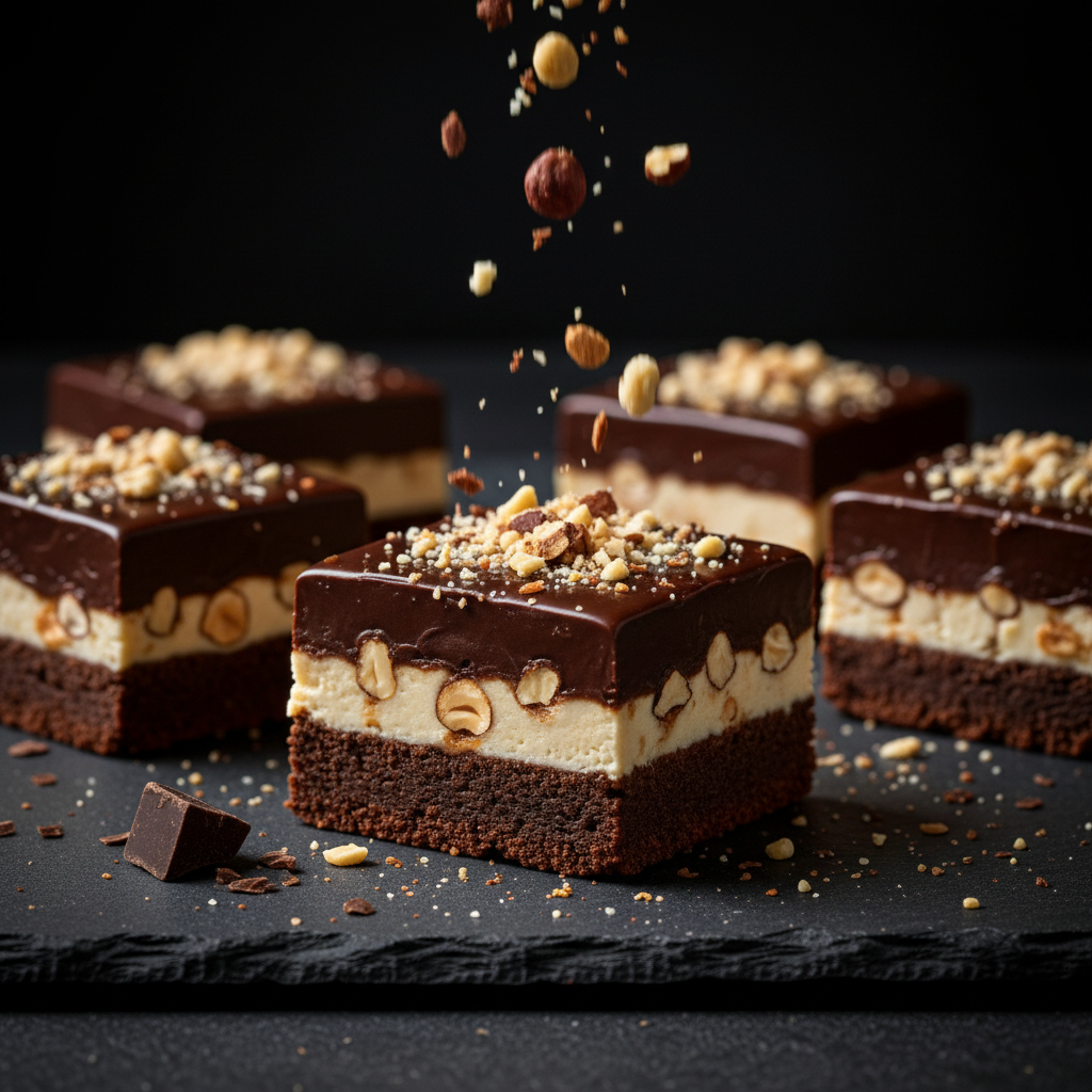Belgian Dark Chocolate Nougat Fudge