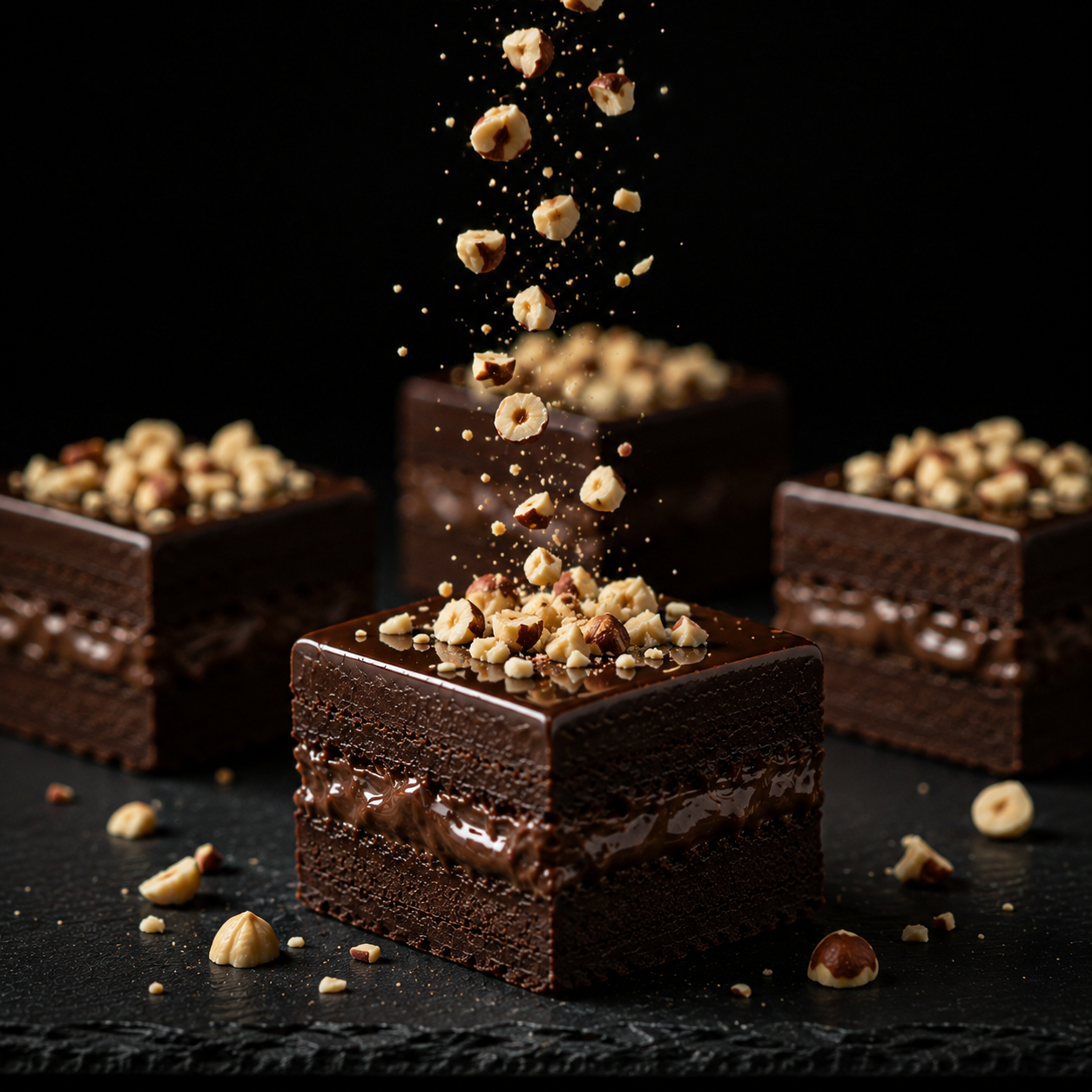 Belgian Dark Chocolate Nutella Fudge