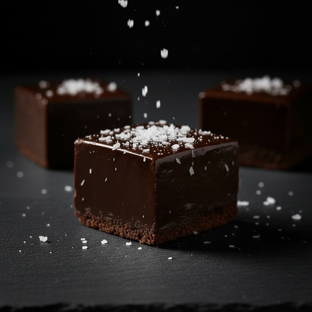 Belgian Dark Chocolate Sea Salt Fudge