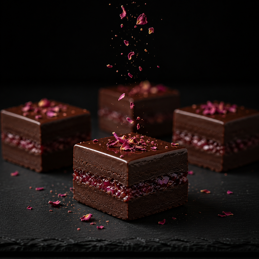 Belgian Dark Chocolate Velvet Rose