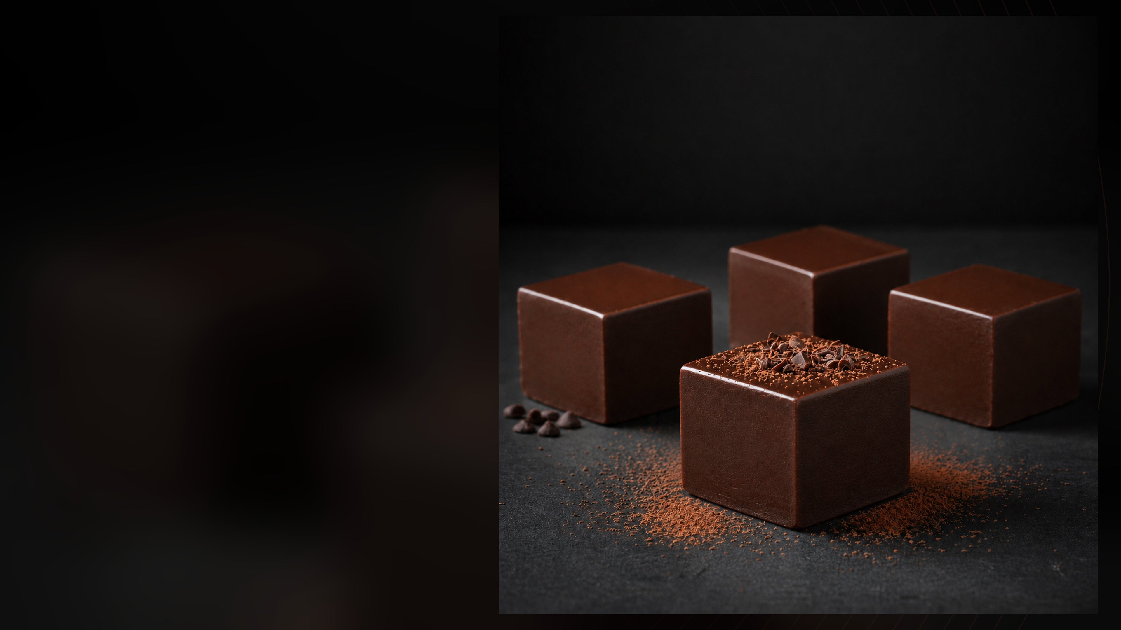 One-inch Alyoné signature fudge cubes